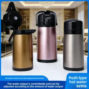 Cross-border bestseller: Large-capacity, portable, pressurized thermos flask/kettle with long-lasting heat retention for household use