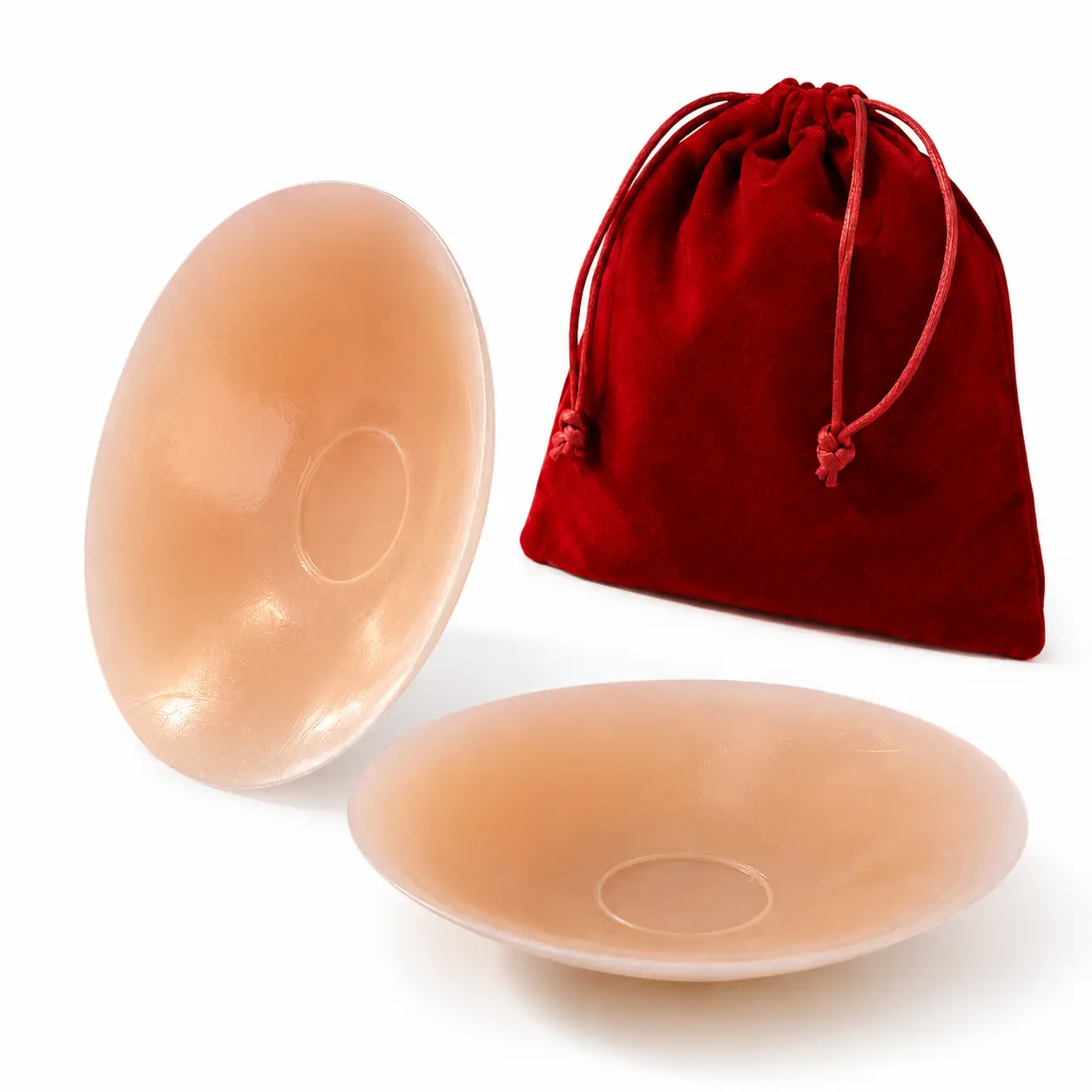 Nipple Covers Reusable Silicone Nipple Covers - Invisible, Seamless, Adhesive Pasties for Women-Reusable, Sticky Breast