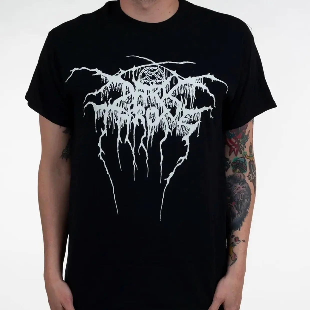 Darkthrone logo Classic Band Gift For Fan Black All Size S to 5XL Shirt Q