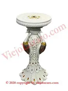 Obatala Peacock Pedestal