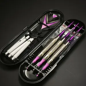 High-Quality Home Safety Soft Dart Elegant Set  Safety Soft Tips + 3 Pieces in Exquisite Packaging  Shared Target Fun for the Whole Family Universal Indoor/Outdoor Training Tool for Stress Relief  Perfect for Beginners and Experienced Players