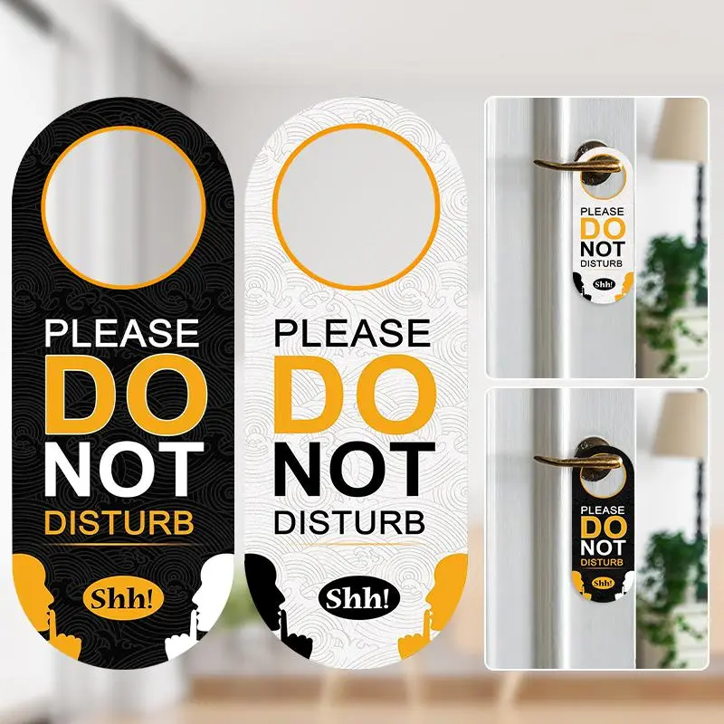 Letter Pattern Door Sign, Waterproof & Durable Door Sign, Double-sided Acrylic Plaque Sign Door Decoration for Home & Office, Door Hanging Sign, Home Decor Products