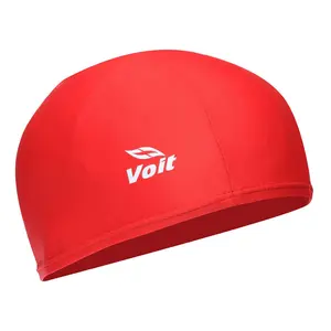 Lycra Swim Cap for Adults – Training & Recreation | Red