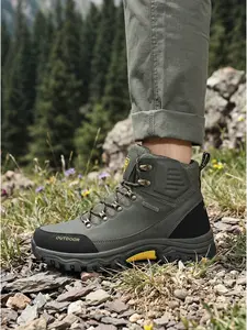 Men's Waterproof Hiking Boots, Ankle Boots for Outdoor Activities, Lightweight Design for Comfortable Wear, Perfect for Nature Enthusiasts