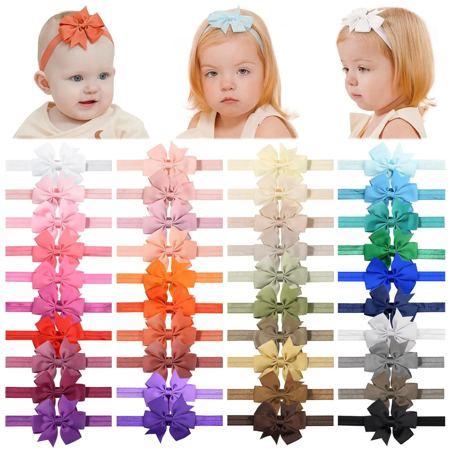 C-shaped bow, suitable for baby girls