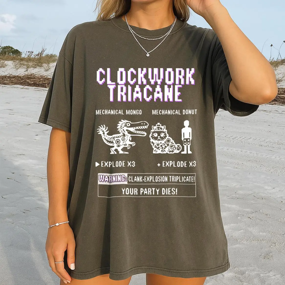 CLOCKWORK TRIACANE Comfort colors shirt - Dungeon Crawler Carl, New Achievement, Donut and Carl Tee, Gift for Crawlers, Book Series Fan Merchandise, Dungeon Crawler Carl, Achievement Unlocked, Princess Donut Cat, Gamer Book Style, Fantasy Novel