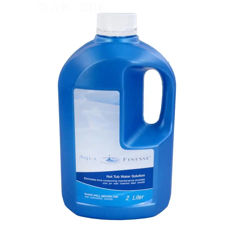 212 MAIN Aqua Finesse AQF956351 2L Cleaner - Hot Tub Cleaner, Spa & Aquatic Fitness Equipment Liquid Water Care Solution That Eliminates Time-Consuming Maintenance, 2 Liters