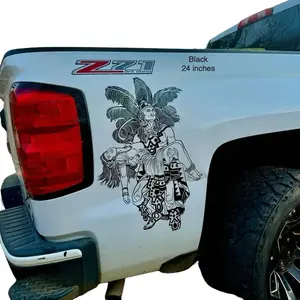 Azteca Warrior Decal Sticker Car Exterior Accessory For Cars, Trucks, SUV, Room Windows  Vehicle Exterior Decoration