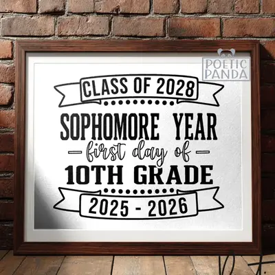 First Day of School outside of Door Pster TikTok Shop