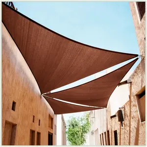 Colourtree Sun Shade Sail Right Triangle Canopy Fabric Cloth Screen, Water Permeable & UV Resistant, Heavy Duty, Carport Patio Outdoor