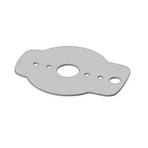 Stainless Steel Sleeper Map Light Plate with 1 Watermelon Light Hole and 1 Switch Hole for Peterbilt 579 and 589