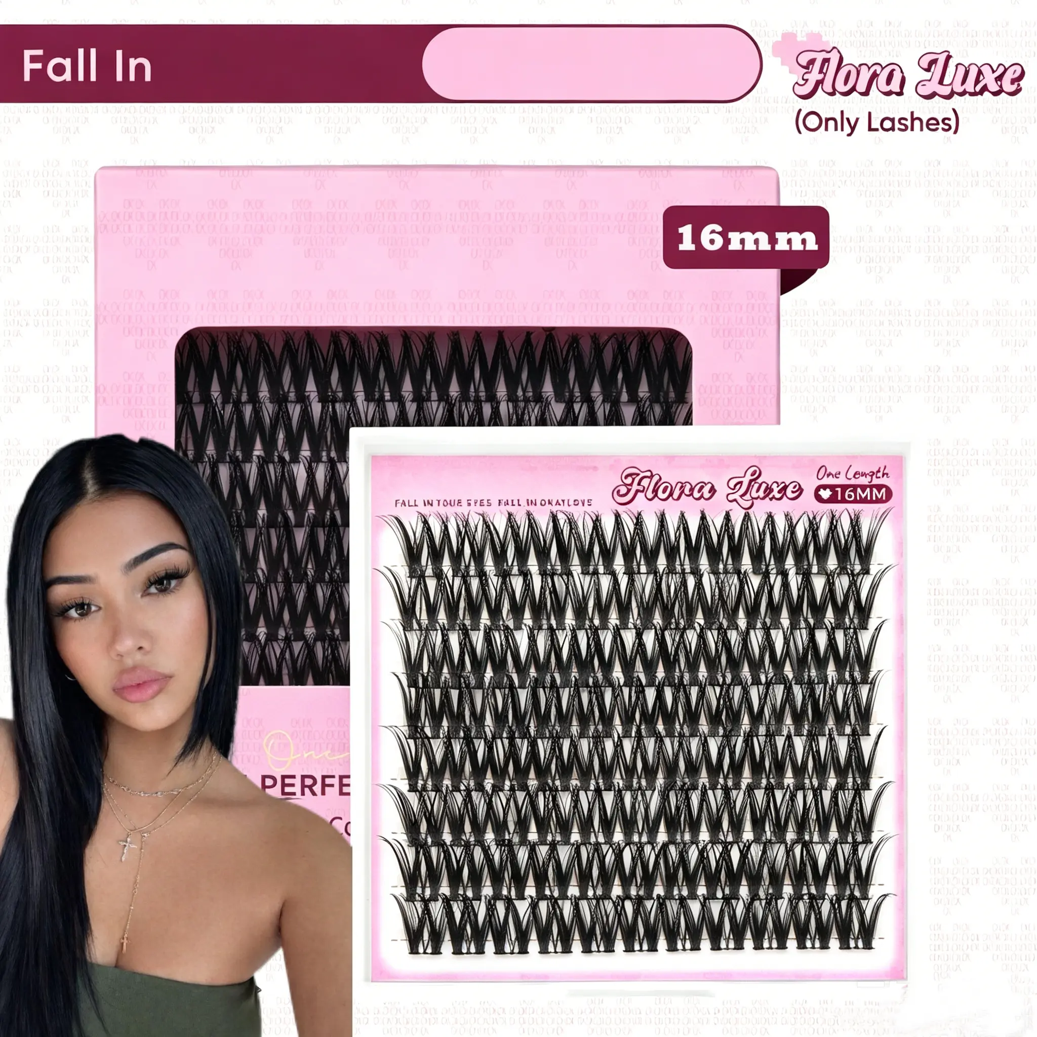 Wtvane Lash Clusters Fluffy
