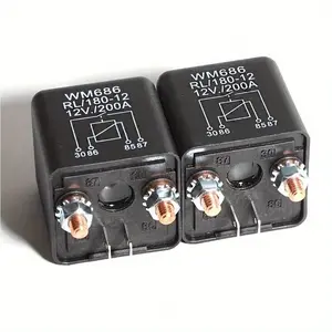 Starter Relay 4 Pin Normal Open Heavy Duty Starter Relay 12V 200A Auto