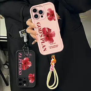 GOD'S PLAN Phone Case for iPhone 17-11 Pro Max/Plus/Air| Full Lens Protection with Lanyard| Shockproof Durable Bible Cover