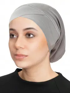 Women's Fashionable Breathable Stretchy Polyester Cap, Chemotherapy Hat, Casual Sleep Cap, Perfect Gift for Family Friends Mother, Hijab Turban