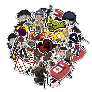 Left 4 Dead 2 Pack 20 PCS Stickers Game Funny Graphic Waterproof Stickers Pack, Decorative Car Wall Bottle PC Book Vinyl Stickers Decal