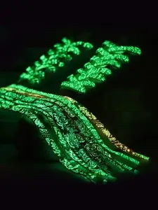 New 120cm Glow-In-The-Dark Shoelaces, Ink Wash Gradient Luminous Shoelaces, Perfect for Street Style Shoes and Insoles