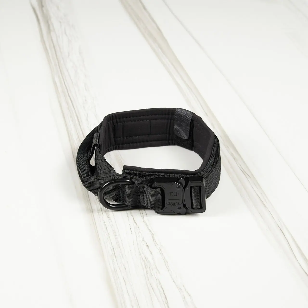 Tactical Nylon Dog Collar Black Tactical Nylon Dog Collar Black