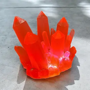 Kryptonite Red Crystal Resin Figurine Prop w/Bonus Light - Superman