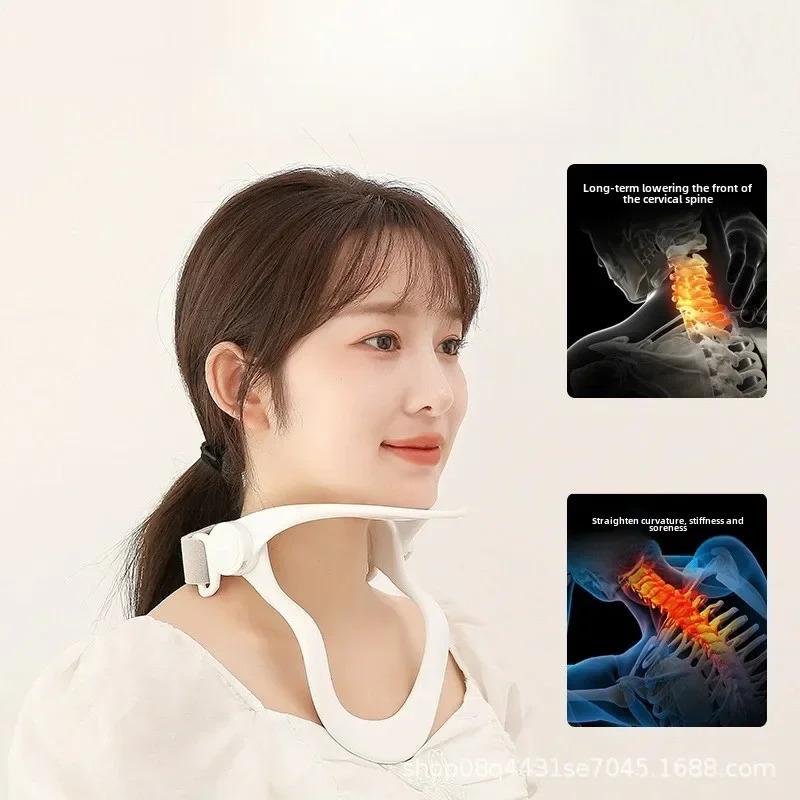 Adjustable Cervical Collar Neck Support Brace for Forward Head Posture Long Sitting Position Corrector Traction Device Comfortable Pain Relief Rehabilitation Robot Gloves Hand Hemiplegia Ergonomic Stroke Training Electric Exerciser Finger and Intensity