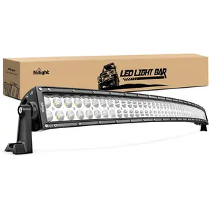 LED Light Bar Nilight 52Inch 300W Curved Spot Flood Combo LED Driving Lamp Off Road Lights for Trucks Boat Jeep Lamp LED Light Bar Nilight 52Inch 300W Curved Spot Flood Combo LED Driving Lamp Off Road Lights for Trucks Boat Jeep Lamp