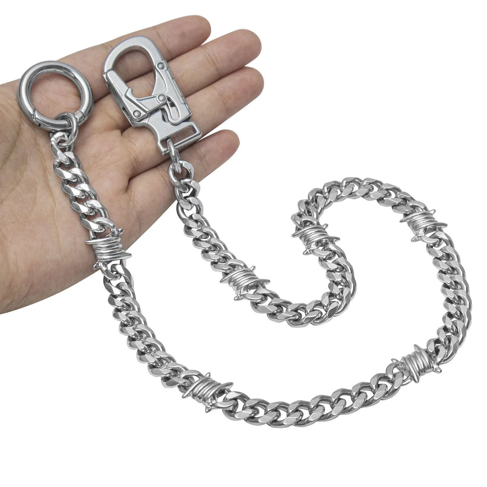 Ahiller Jeans Waist Chain Men's Decorative Pants Chain Hip Hop Rock Punk Gothic Belt Chain Trousers Chain, A Great Gift