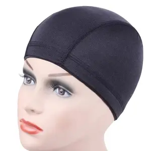 12pcs Package Black Mesh Dome Wig Cap For Bonnet Perruque Black Hairnet Dome Cap Wig Accessories