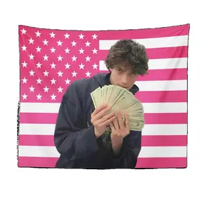 Chris Star Sturniolo American Flag Tapestry Poster, Wall Hanging for Bedroom, Living Room, or Outdoor Decor, Fashion Theme,room accessories