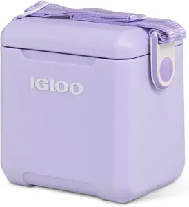 Igloo Tag Along Too Cooler - Insulated Hard Shell Rolling Ice Chest for Picnics, Sports & Outdoor Camping Camp Kitchen Use