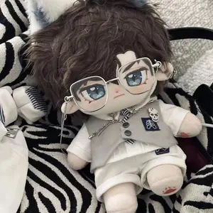 Fashion Doll Clothes for 20cm Doll Bao-ao Cotton Doll Cool Motorcycle Uniform Cos Gift Doll Handmade BJD Doll Accessories