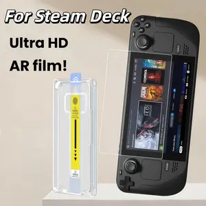 Steel Tempered Glass Screen Protector for Steam Deck, High-Definition Anti-Explosion Film, High Transparency, Dust Box Included, 9h Hardness