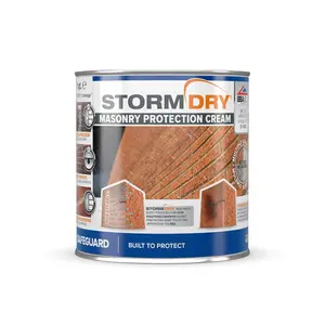 Brick Sealer - Brick, Stone, Concrete & Masonry Waterproofer - 25-Year Certified Waterproofing Protection Against Penetrating Damp - 1 Quart