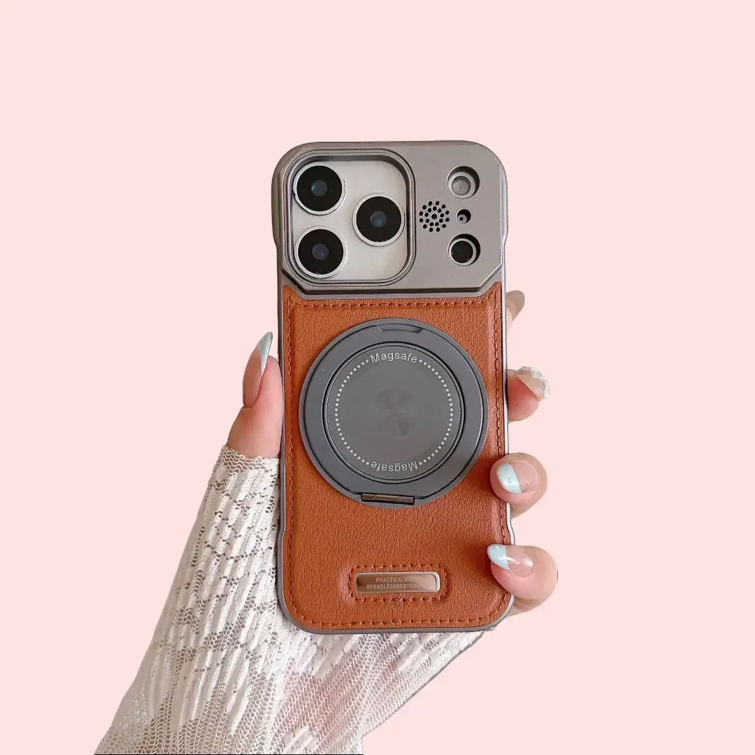 Borderless Aromatherapy Rotating Stand Cellphone Case - TPU Customized Flexible Cover, Advanced Shockproof Protection, Multi-Model Accessory for iPhone 13,14,15,16,17 Pro Max Series Devices