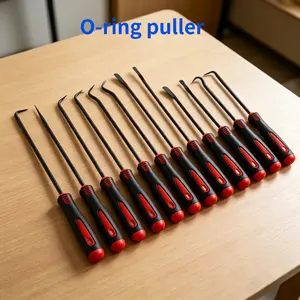 12PCS Oil Seal Hook & O-Ring Puller Set, Auto Repair Seal Remover Pick Tool Kit for Car Oil Seal & Gasket Disassembly