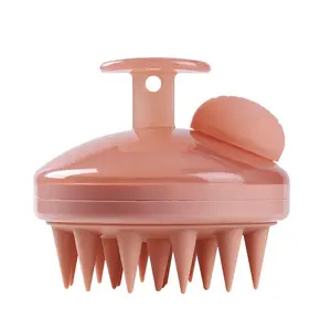 Fillable Silicone Scalp Massager Brush for Gentle Scrubbing & Dandruff Removal, Soft Bristles Exfoliating Scalp Scrubber  Personal Shower Bath Tool