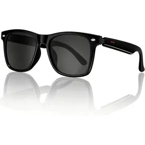 Glasses for Men Women,  Sunglasses with Speakers UV400 Polarized, Open Ear Audio Glasses for Cycling Driving Running, Wearable Tech  Sunglasses with  Control & Voice Assistant