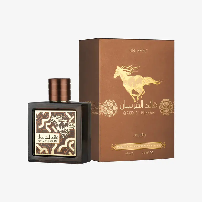Qaed Al Fursan Untamed Lattafa Eau De Parfum 90ml - Bold and Daring Fragrance with Warm Spicy Notes and Resinous Base