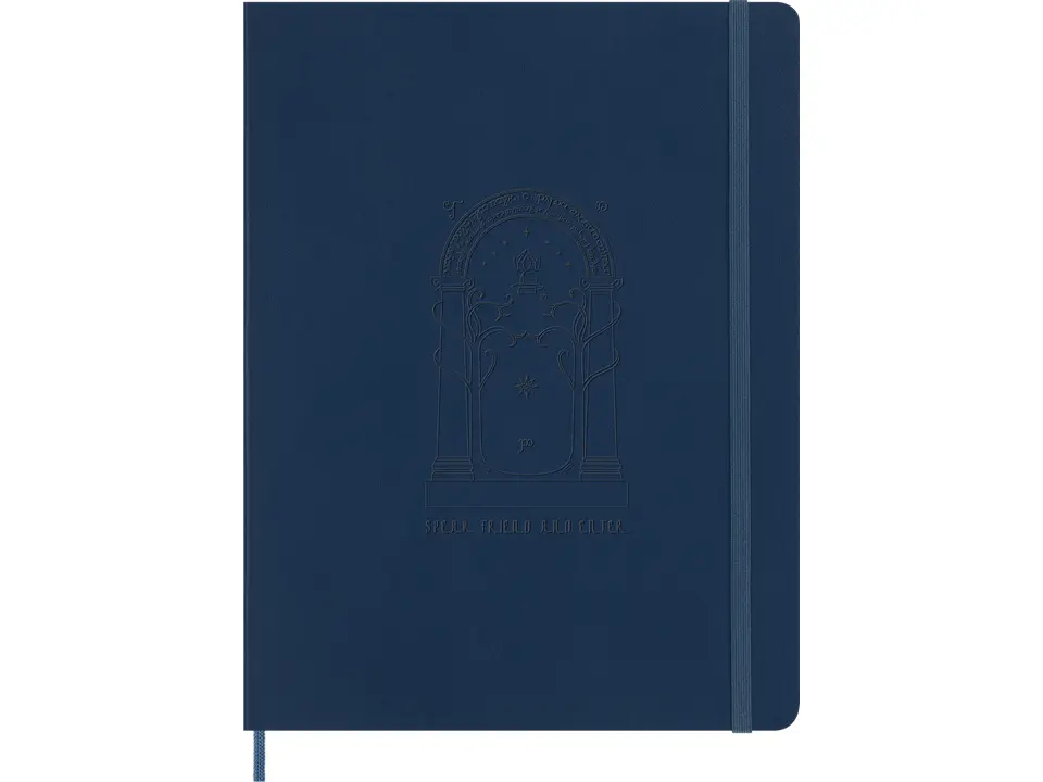 Moleskine Limited Edition The Lord of the Rings Ruled XL Notebook, Soft Cover, Doors of Durin Graphic