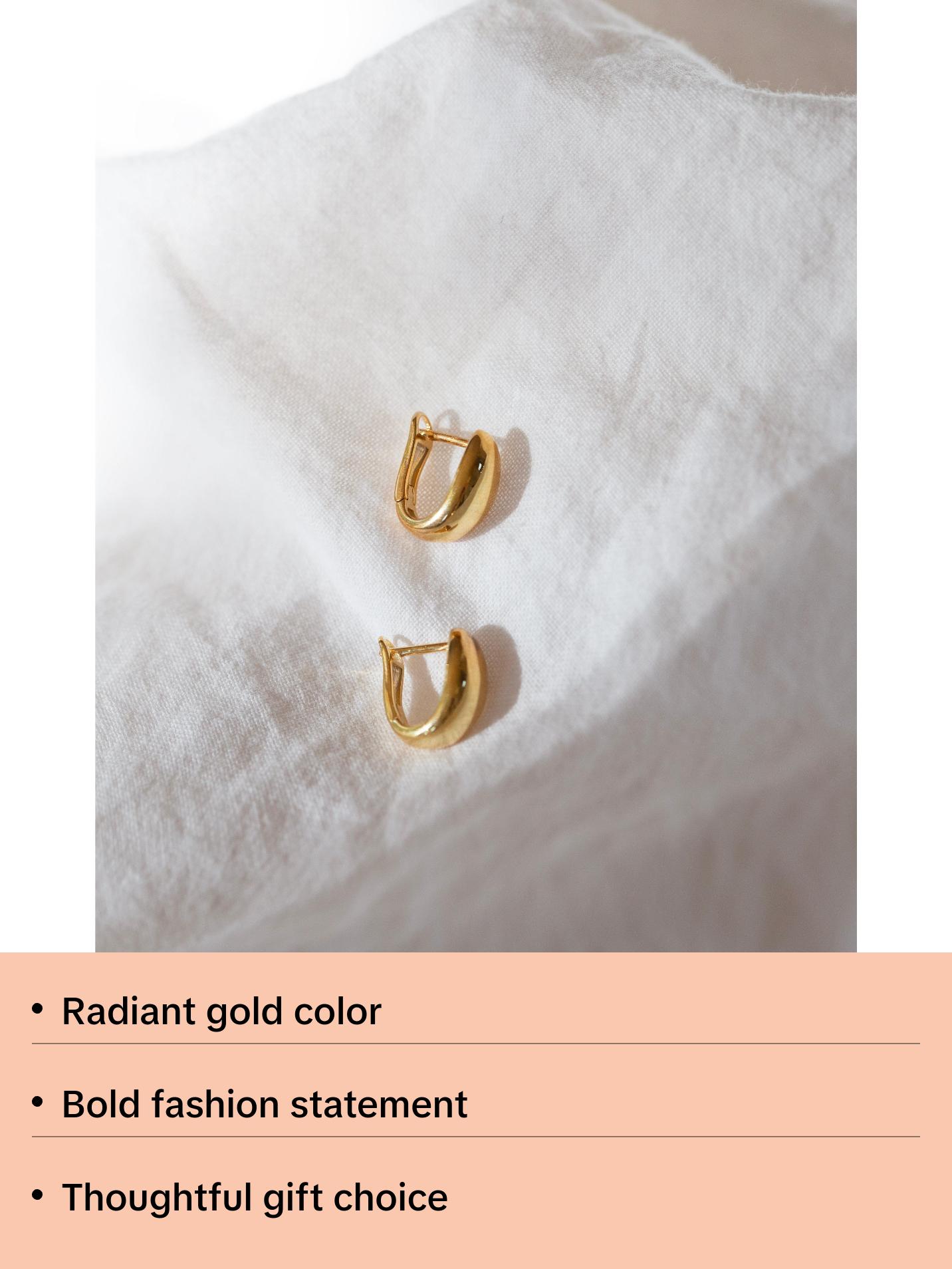 Hinged Dome Hoop Huggies