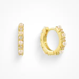 EVRY JEWELS Gold or Silver Plated Women's Chérie Earrings