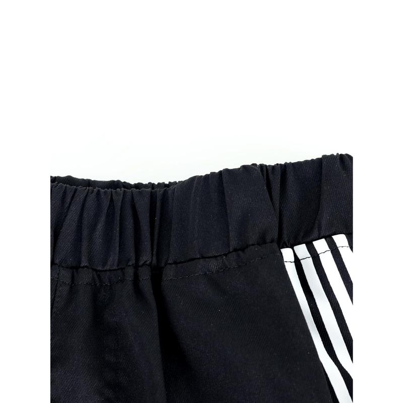 Teen Boys Comfortable Striped Shorts Loose Fit Easy Care School Daily Casual Bottoms Ideal for School and Daily Wear