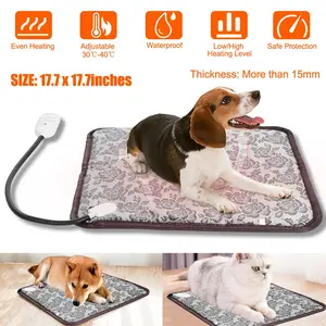 Adjustable Heated Pet Mat - Waterproof Electric Blanket for Dogs and Cats' Cozy Experience