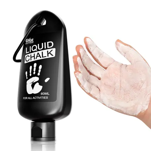 OUTTDOZ Pro Grade Liquid Chalk - Sensitive Skin Friendly, Quick-Drying, High Magnesium Carbonate Sport Grip with Moisturizer for Weightlifting, Climbing, Sport, Training, Gymnastics - Sweat-Cut Grip, Prevents Dryness