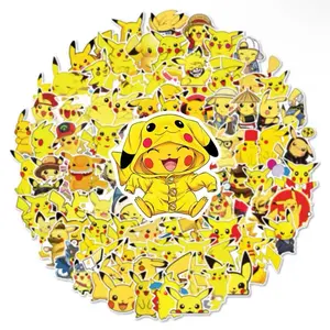50 PC Pokemon Stickers Pikachu Collection Version 2