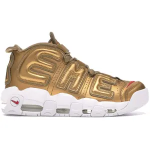 Nike Air More Uptempo Supreme Suptempo Gold