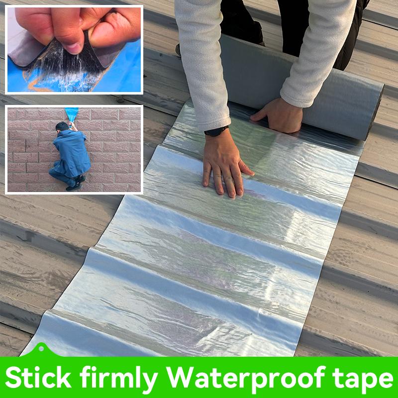 Professional 19.6IN*16.4FT All-Purpose Waterproof Tape for Roof Repairs Siding Boat Hulls Concrete Foundations & More Heavy-Duty Flexible Sealant Provides Superior Leak Protection on Various Surfaces All-Season Durability for Home Commercial Use