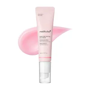 [Official Medicube Partner] PDRN Pink Peptide Eye Cream 30ml - 99% Purity Retinol for Fine Lines, PDRN & Niacinamide for Uneven Skin Tone