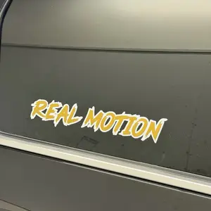 Real Motion Premium Vinyl Decal with Real Motion Design for Walls & Windows - Durable & Versatile Decor
