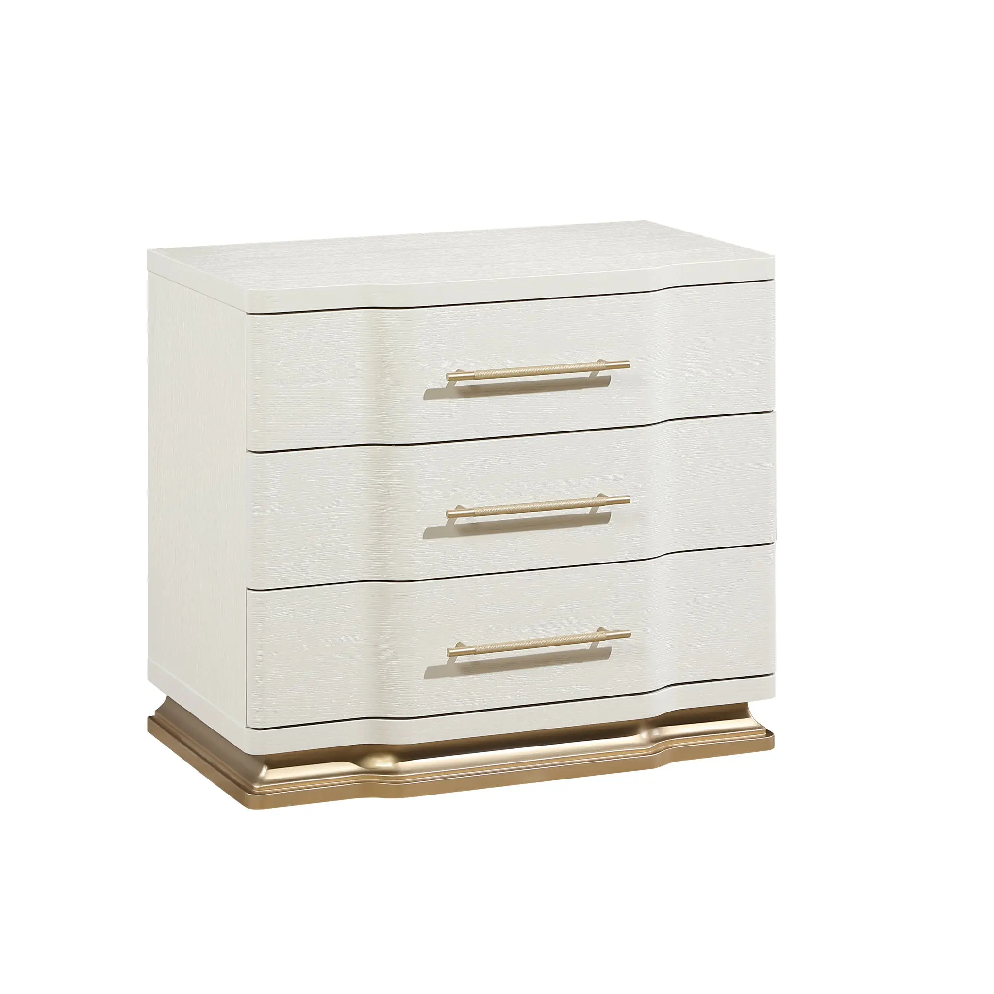 Lexington - 3 Drawer Nightstand - Beige