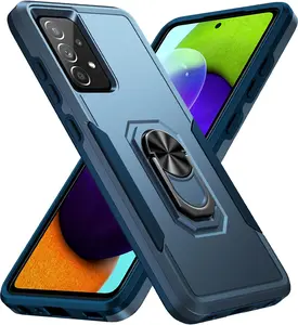 Samsung Galaxy A53 5G Case with Kickstand Ring Rugged Protective Military Grade Shockproof Case for Galaxy A53 5G Phone Case Cover Accessories Metal Protection Protector